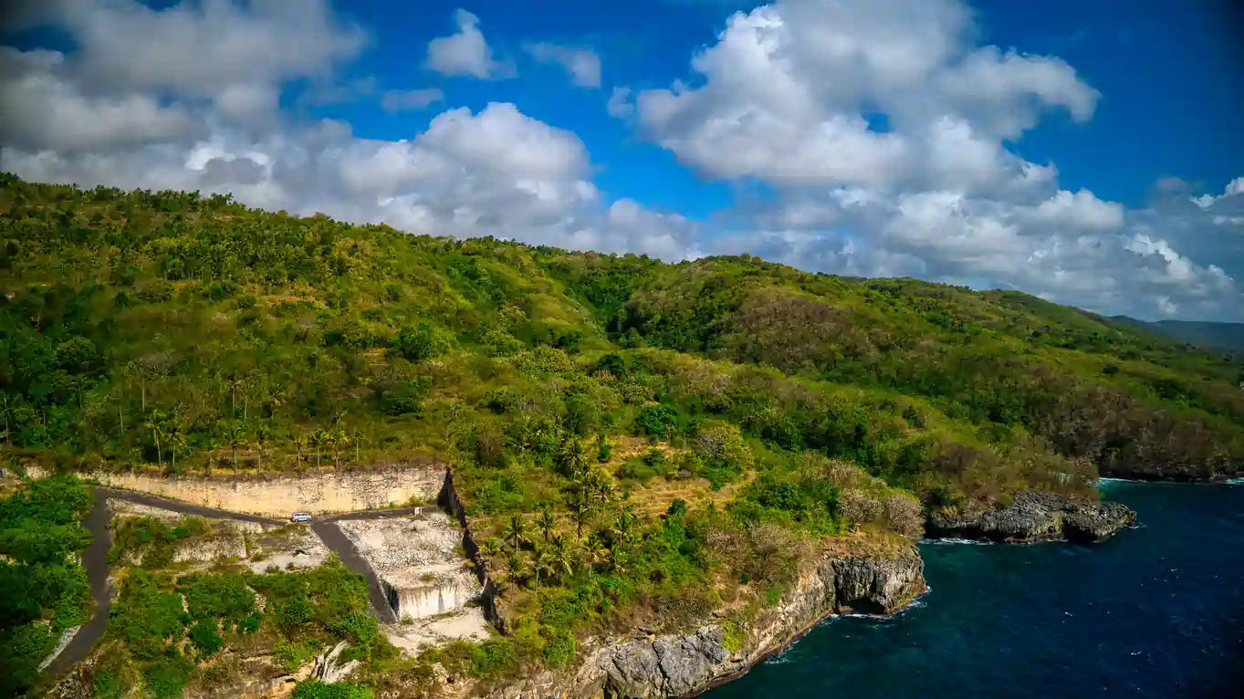 Nusa Penida terrain à vendre Coral Los Tebing (Cliff)