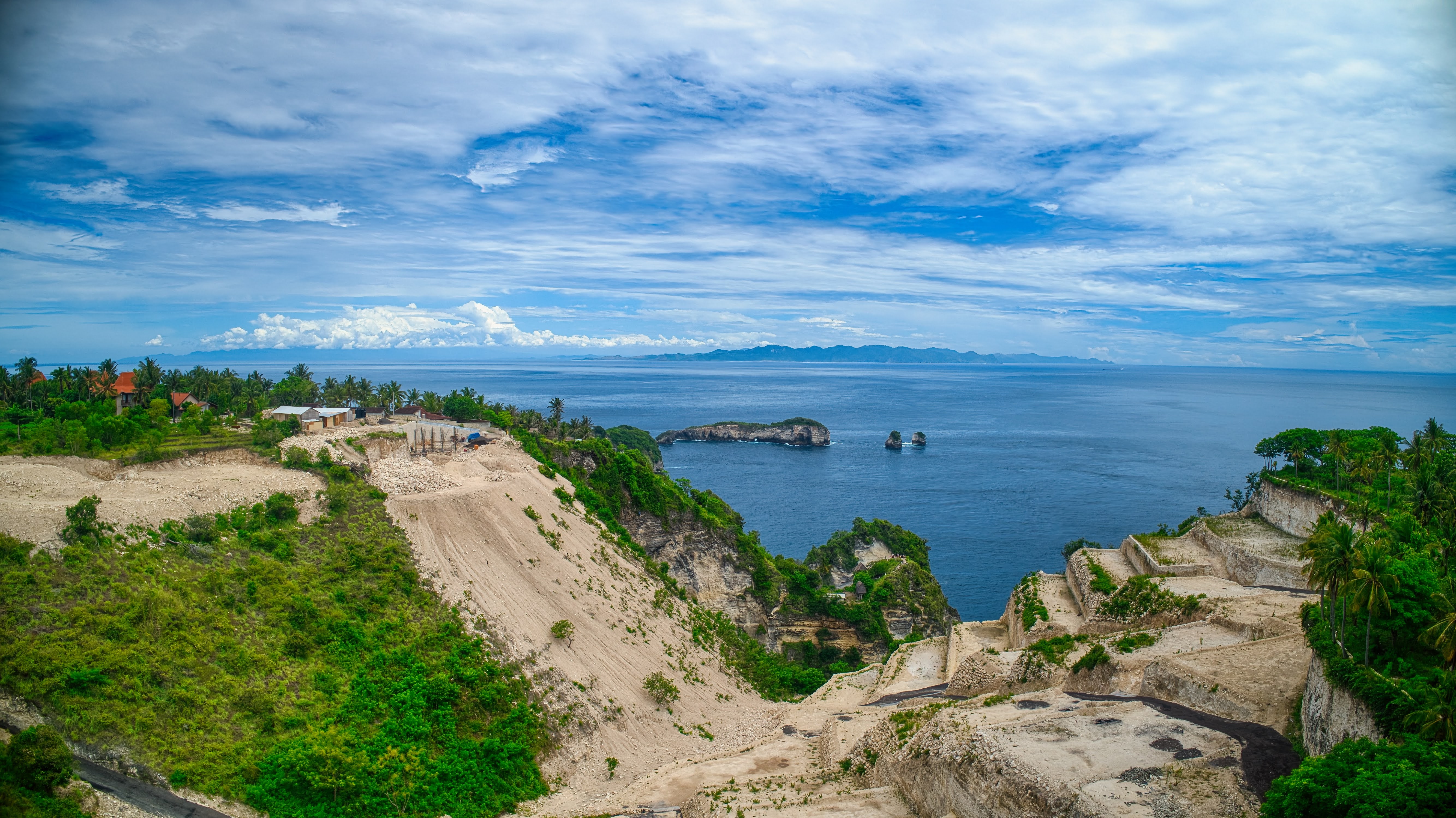 Nusa Penida Grundstück zu verkaufen Atuh Beach Los Tebing (Klippe)